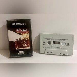 Led Zeppelin II Atlantic Records Cassette Tape Clean